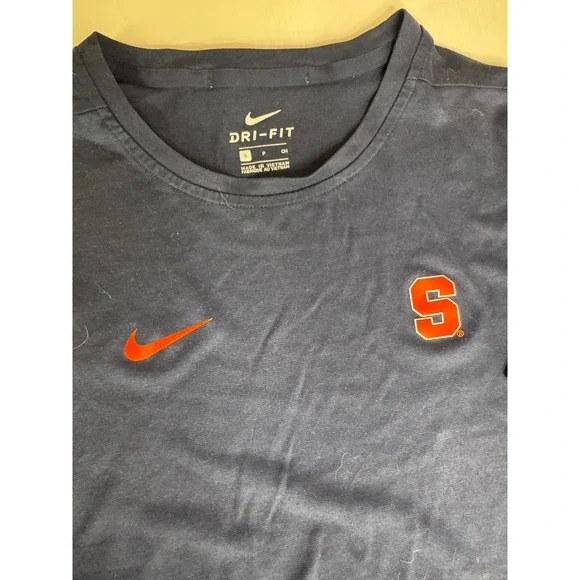 Nike Dri-FIT Syracuse Orange T-Shirt Mens‎ Small Athletic Training Tee - Picture 2 of 8